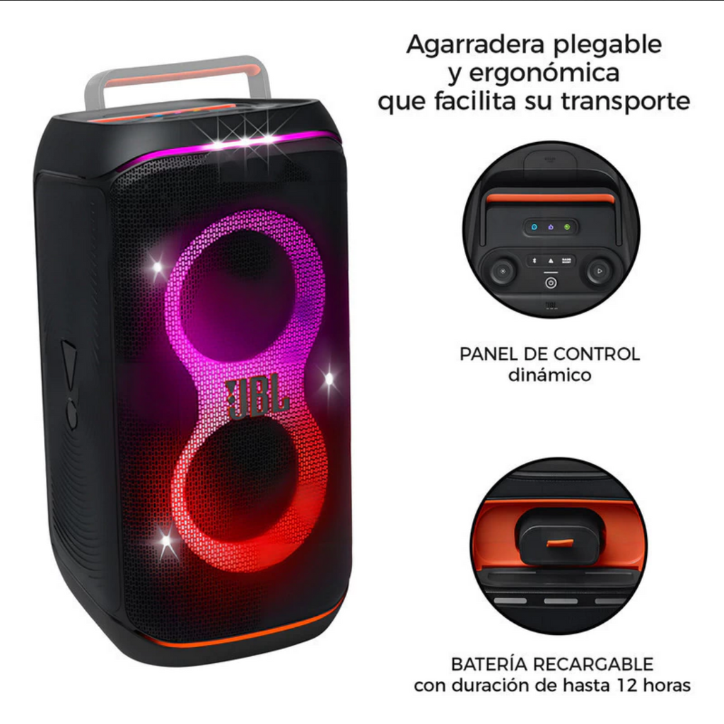Parlante Jbl Partybox Club 120 Portatil Bluetooth Waterproof Negro