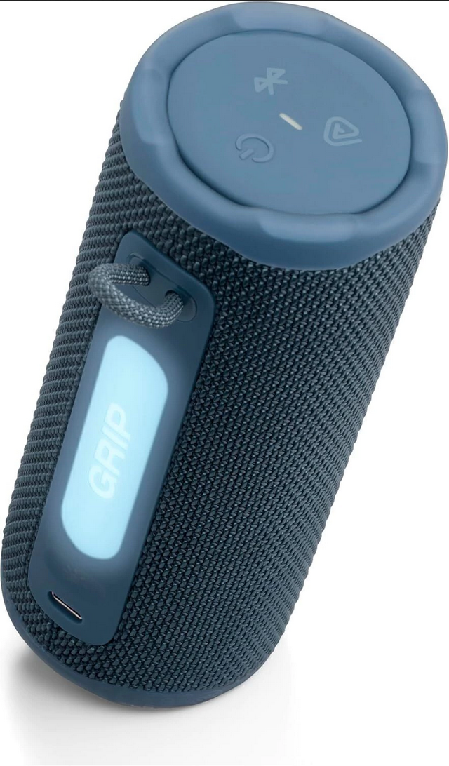 JBL GRIP Altavoz Inalámbrico Portátil con Luz Integrada Azul