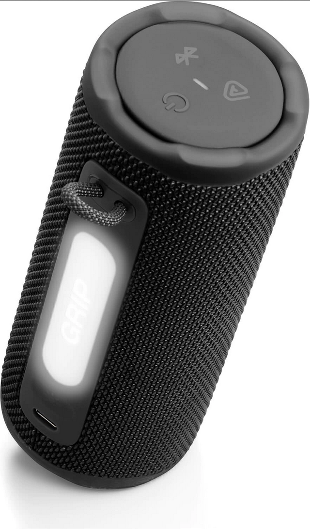JBL Grip Bocina Inalámbrica Portátil con Luz Integrada Negro