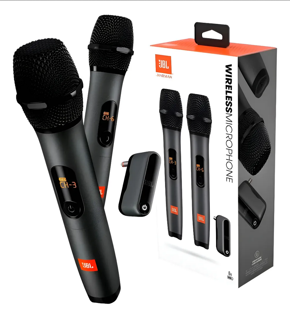 Micrófonos Inalámbrico Receptor Doble Canal