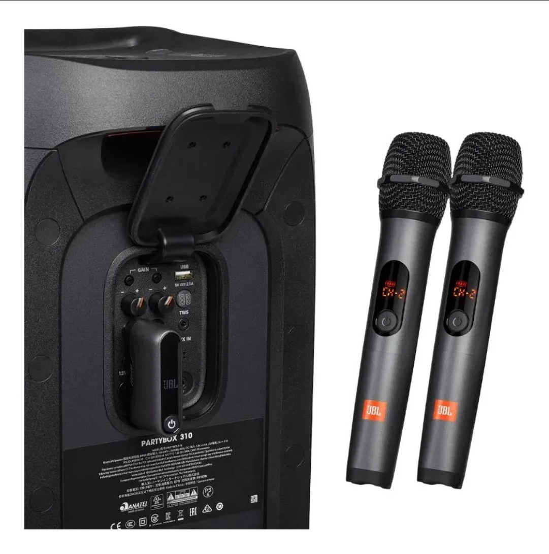 Micrófonos Inalámbrico Receptor Doble Canal