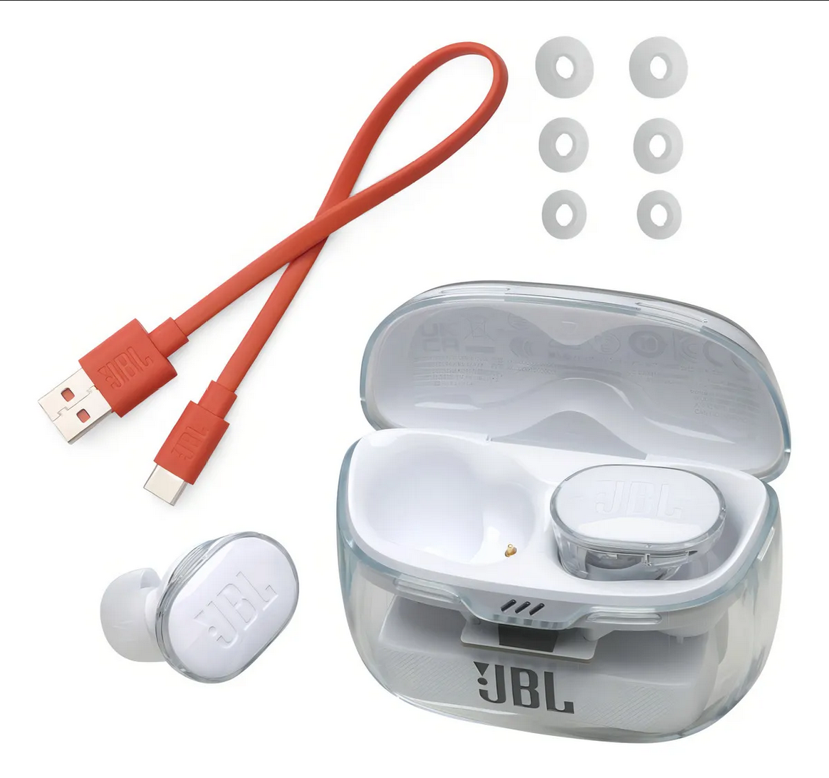 Tune Buds Ghost Edition Bt 5.3 Ip54 Blanco Luz